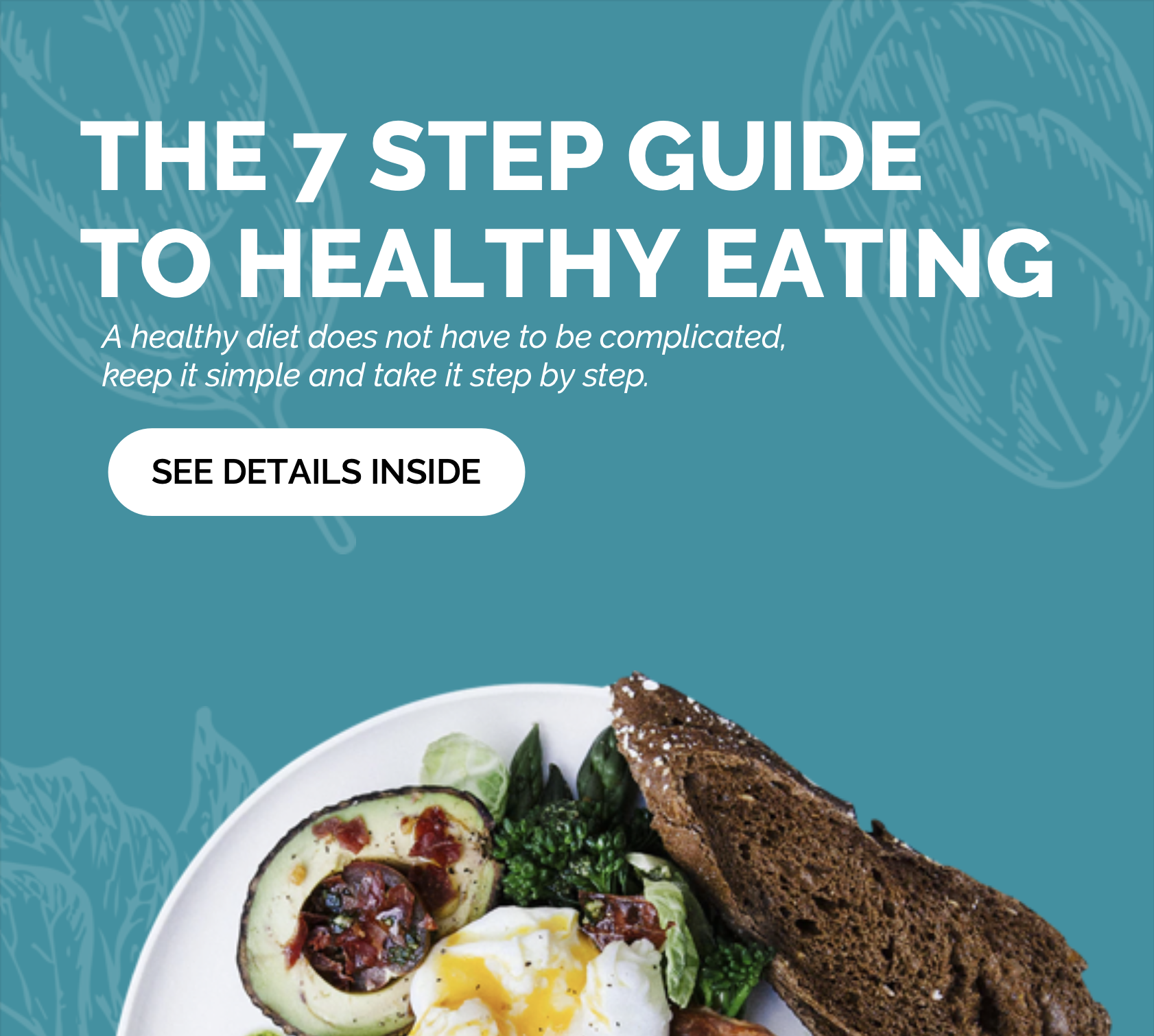 Front page of guide to healthy eating document | Featured Image for Recipe Packs page by AB Fitness Hub.