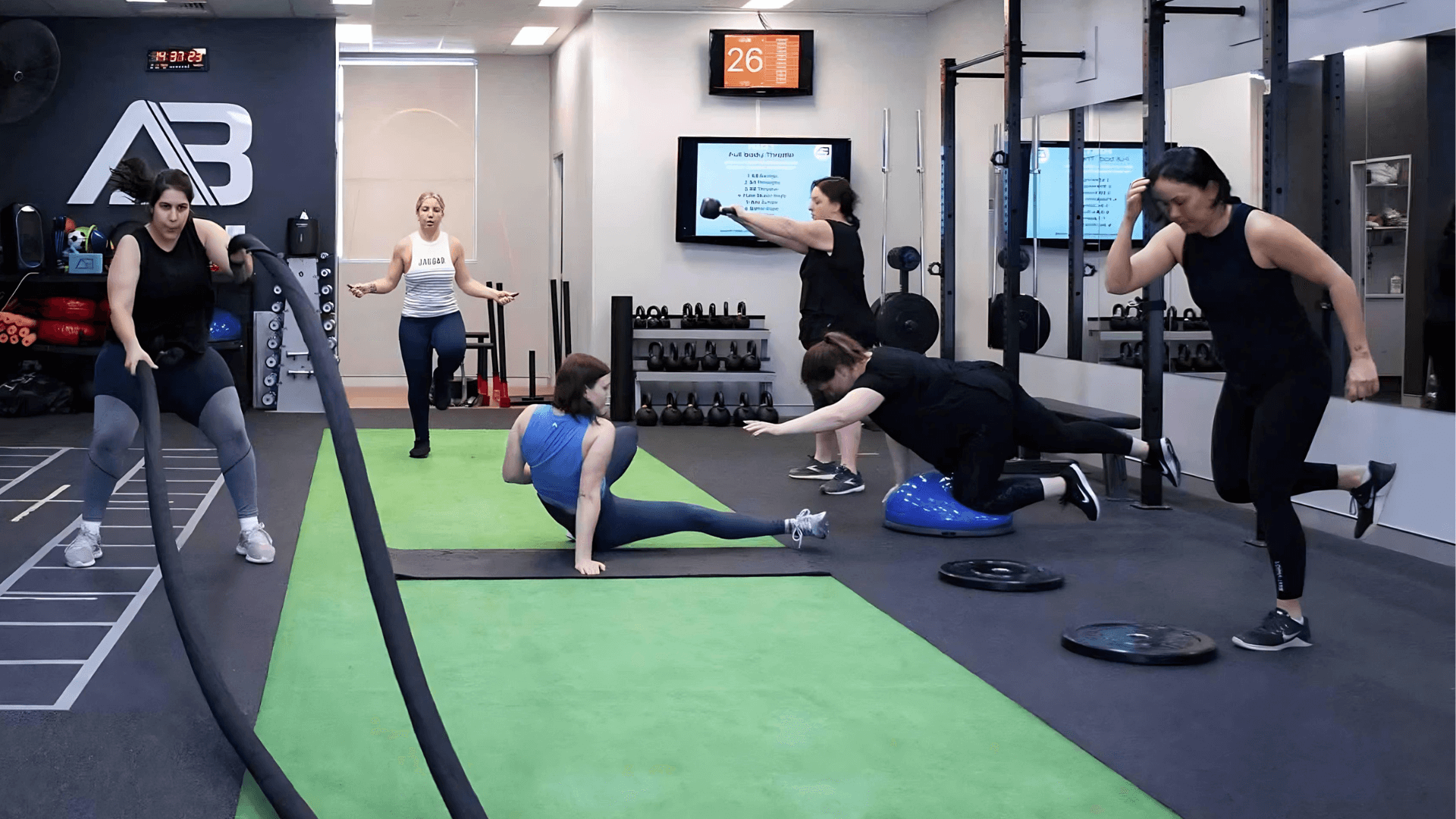 Group Cardio Class at Above & Beyond Fitness